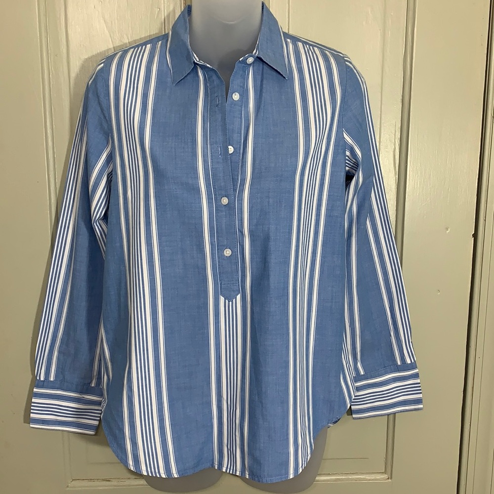 Madewell Cotton 3/4 Button Down